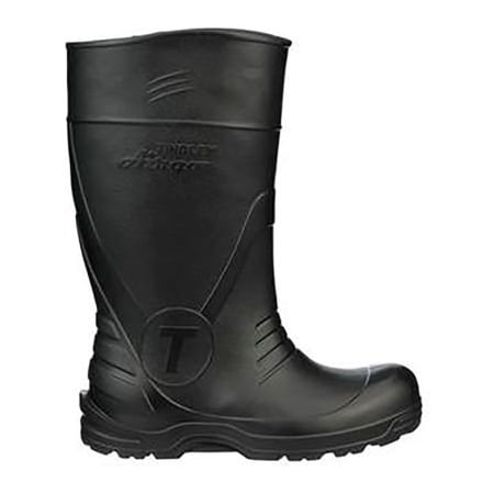 Tingley Airgo Ultra Lightweight Knee Boot, Men's Size 11, 15"H, Plain Toe, Cleated Outsole, Black 21141.11